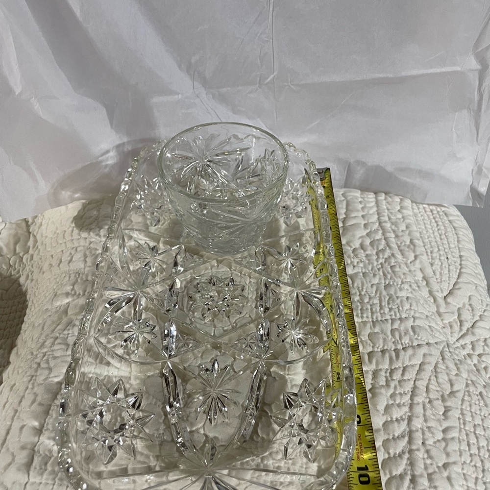 Anchor Hocking Clear Glass Serving Set